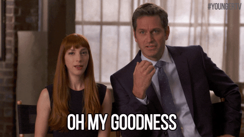 oh my omg GIF by YoungerTV