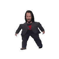 KeanuExperience meme dancing vr ar Sticker