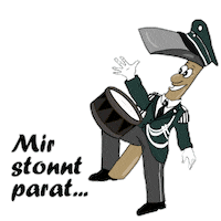 HSB-Osterath-1955 musiker schützenfest meerbusch osterath Sticker