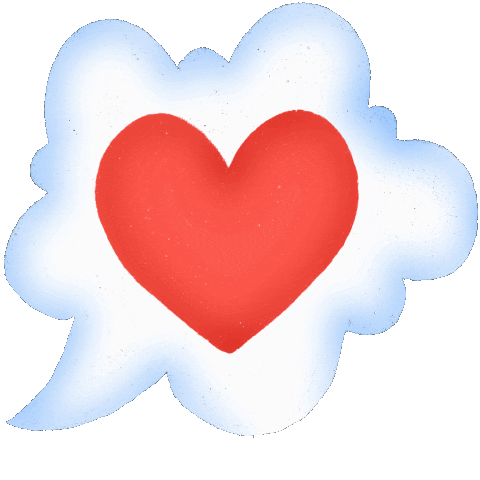In Love Heart Sticker
