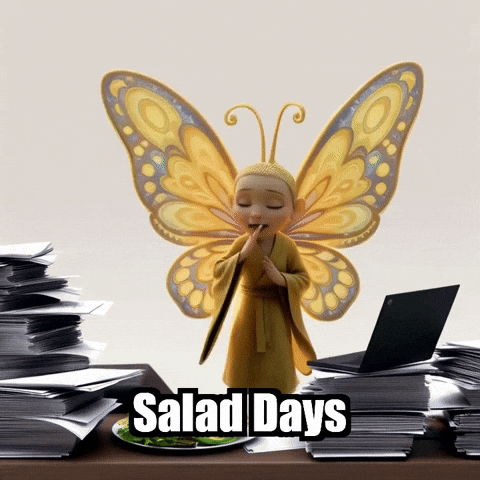 Salad Days Mindfulness GIF by BuddhaFlyJourney