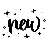 sincerelycitra new stars sparkle calligraphy Sticker