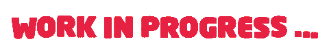 Work In Progress Sticker by von Mende Marketing