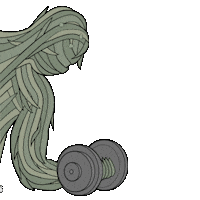 Meme Gym Sticker by Gudim