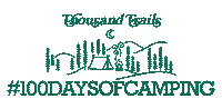 100Daysofcamping Sticker by ThousandTrails