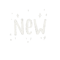 New Post Sparkles Sticker