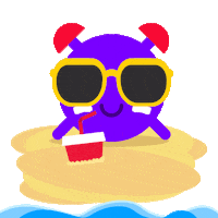 Na Praia Beach Sticker by wakke