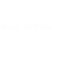 Happy Birthday Sticker by a n n a + n i n a