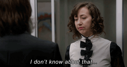 i don't know about that kristen schaal GIF by The Last Man On Earth