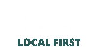 Shop Local People First Sticker by Well Design Studio