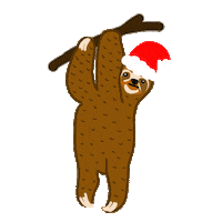 zonkt happy fun christmas animal Sticker