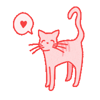 Cat Love Sticker