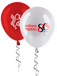 culturainglesacuritiba 80 anos cultura inglesa Sticker