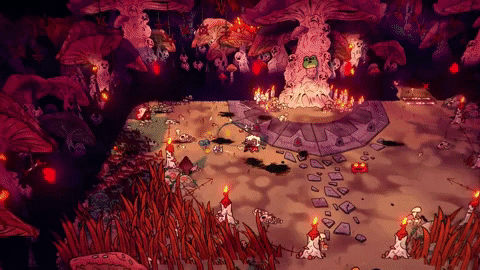 Squareblind giphygifmaker hack and slash lamb game GIF