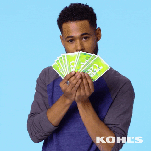 Celebrate Make It Rain GIF by Kohl's