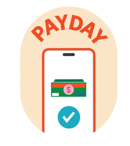 dailypay money payday pay paid Sticker