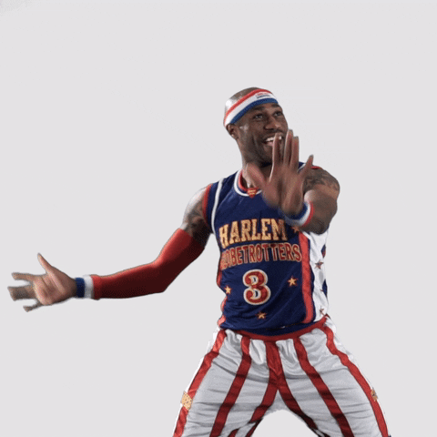 Dancing GIF by Harlem Globetrotters