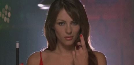 liz hurley sexy moments in otherwise disappoin GIF