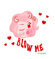 angel candy GIF by Creepy Gals