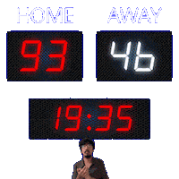 46 Away Sticker