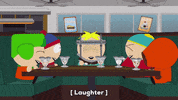 eric cartman table GIF by South Park 