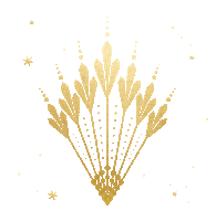 art deco magic Sticker