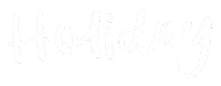 Holiday Lettering Sticker