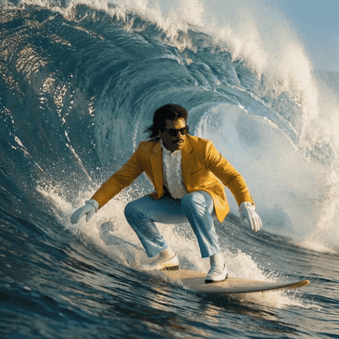 Beach Wave GIF by Jukebox Saints