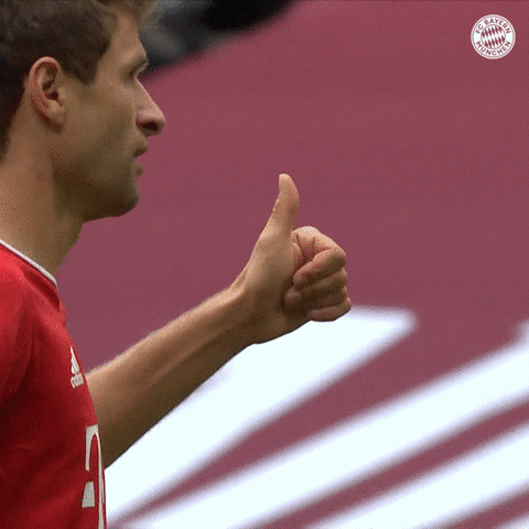 Happy Champions League GIF by FC Bayern Munich
