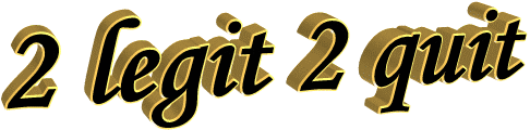 gold quit Sticker by AnimatedText