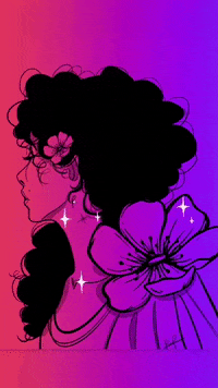 RanzArtsyWay beauty flower woman magic GIF