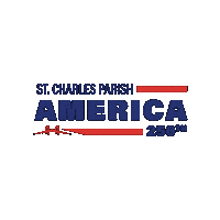 America250 Sticker by St Charles Parish Government