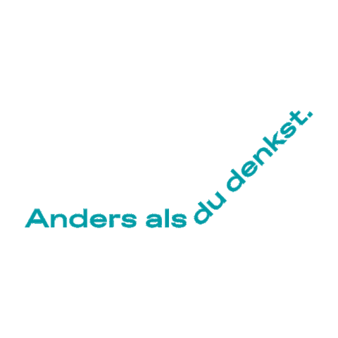 Anders Als Du Denkst Sticker by Lunik2
