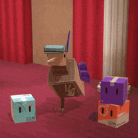 HandyGames happy dance dancing bird GIF