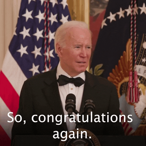 Joe Biden Good Job GIF by The Democrats