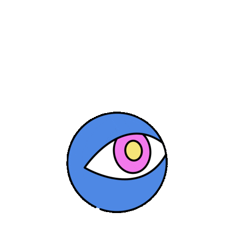 sethsafety giphyupload animation bounce eyeball Sticker