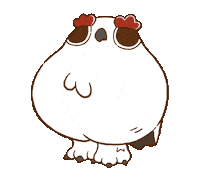 Rock Ptarmigan Hello Sticker