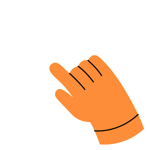 Hand Click Sticker by Arif Gudul