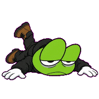 Frog Sticker by ForeverWilin