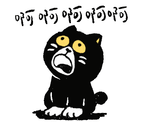 tempomeow giphyupload 貓 害怕 抖 Sticker