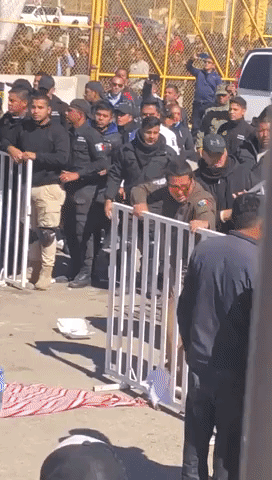 Migrants Clash With Police at Detention Facility in Piedras Negras, Mexico