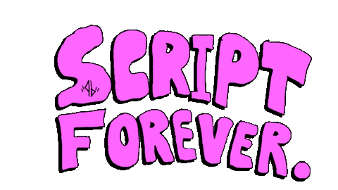 Script Pizzaboyzzz Sticker by deladeso