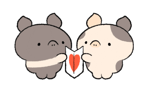 小豬 Love Sticker by BREAD TREE