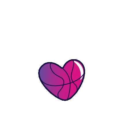 In Love Basketball Sticker by Adjarabetcom
