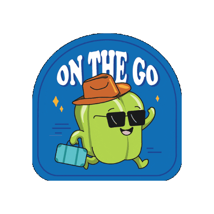 saladdaysco giphygifmaker travel busy salad Sticker