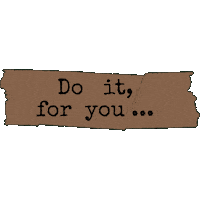 Do It For You Motivation Sticker
