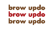 Eyebrow Brow Goals Sticker by Secondate