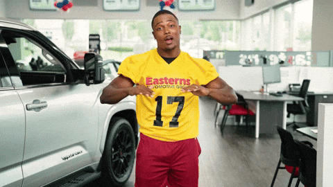 Right Here Nfl GIF by Easterns Automotive Group