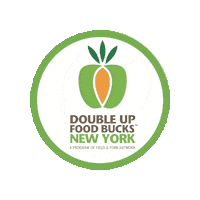 doubleupnys double up double up food bucks Sticker