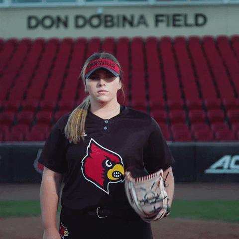 University Of Louisville Softball GIF by Louisville Cardinals